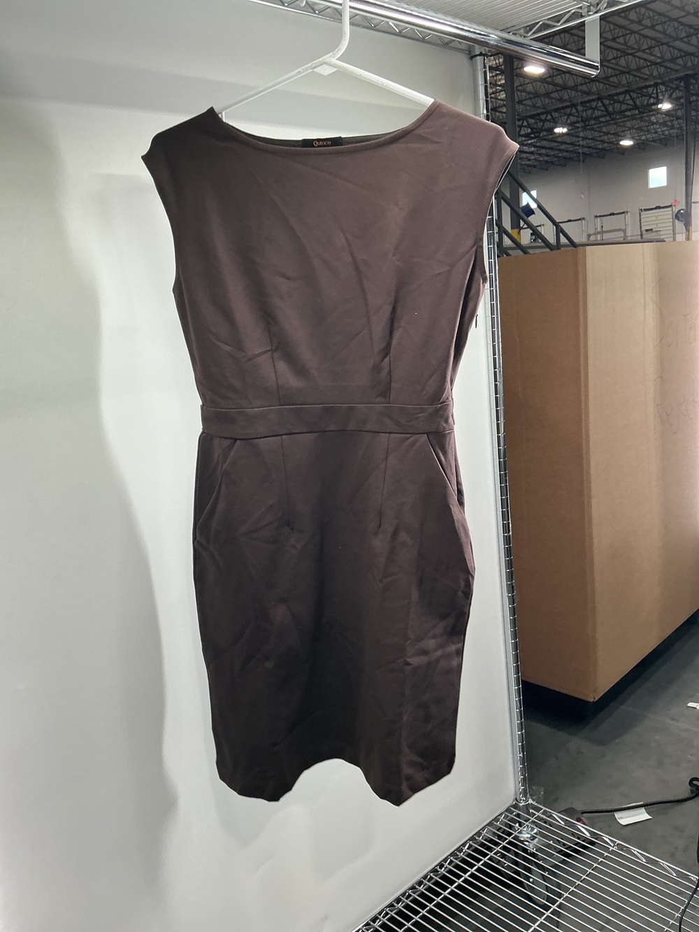 Ultra-Stretch Ponte Cap Sleeve Dress